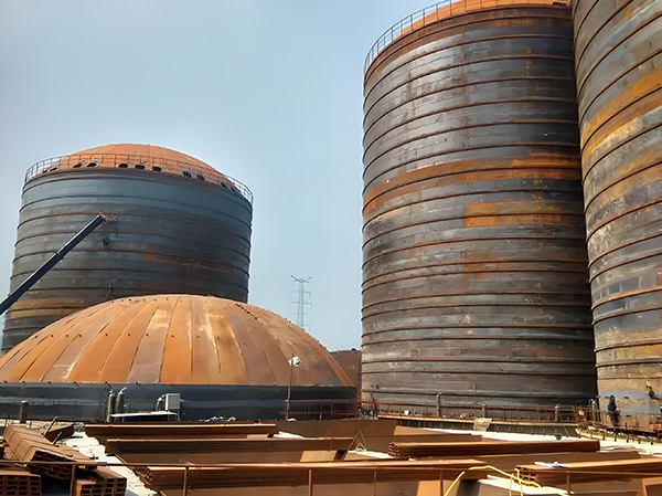 申扎焦粉钢板仓